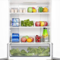 Economical custom design plastic drawer refrigerator organizer bins with handle